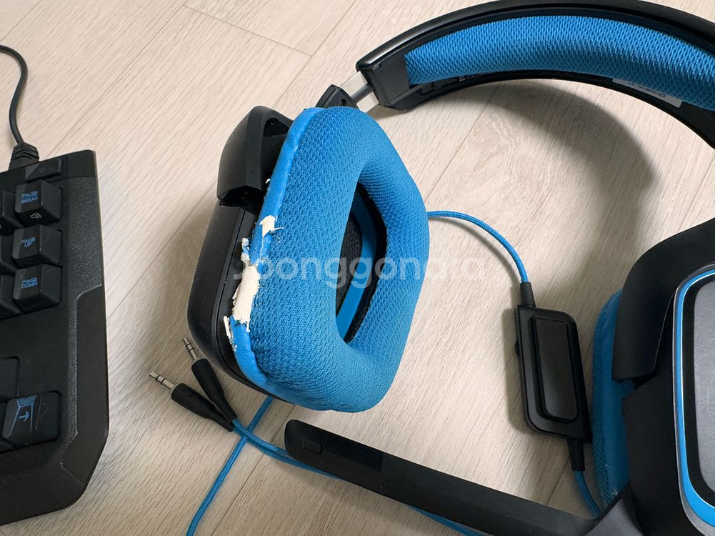 로지텍 G310 기계식키보드, 헤드셋 일괄--2