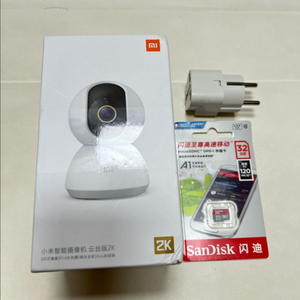 샤오미 웹캠 새제품, sd 카드 새제품, 220v 변환