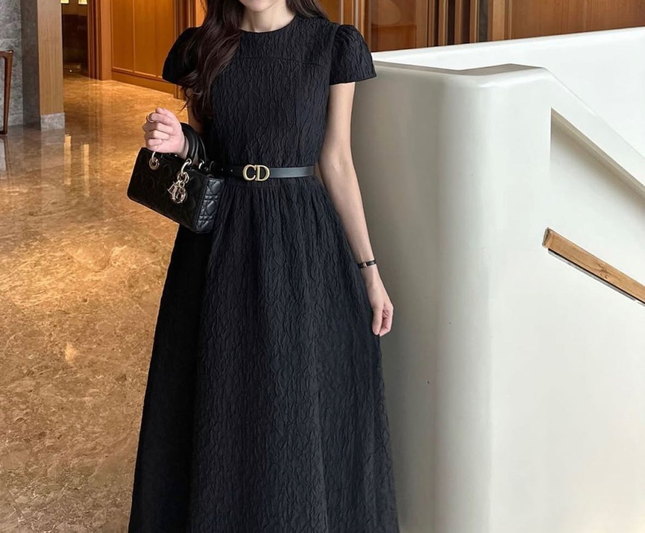 마스터피스 띠오르 자가드 원피스--1