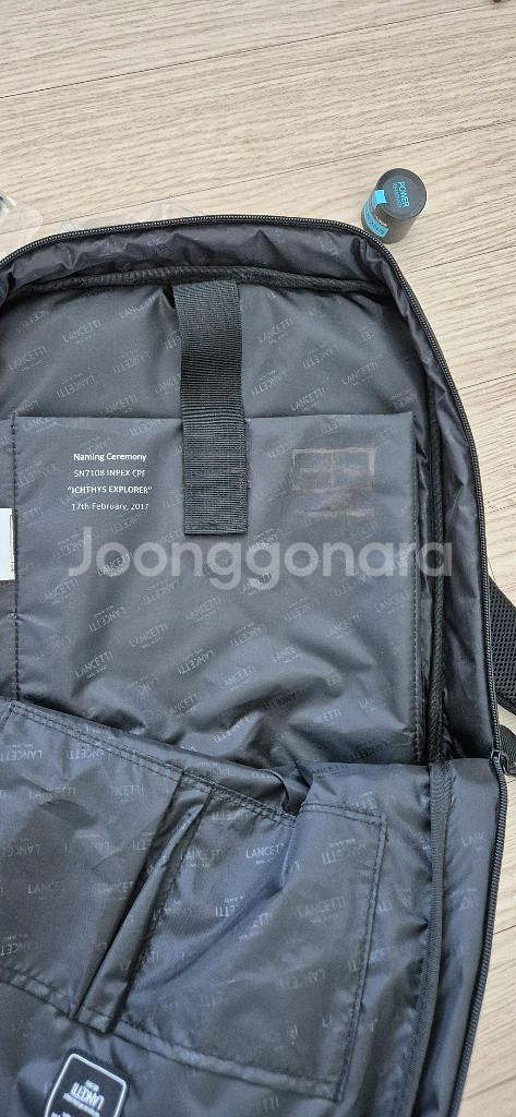 란체티 심플 노트북 백팩팝니다ㅡ미사용--7