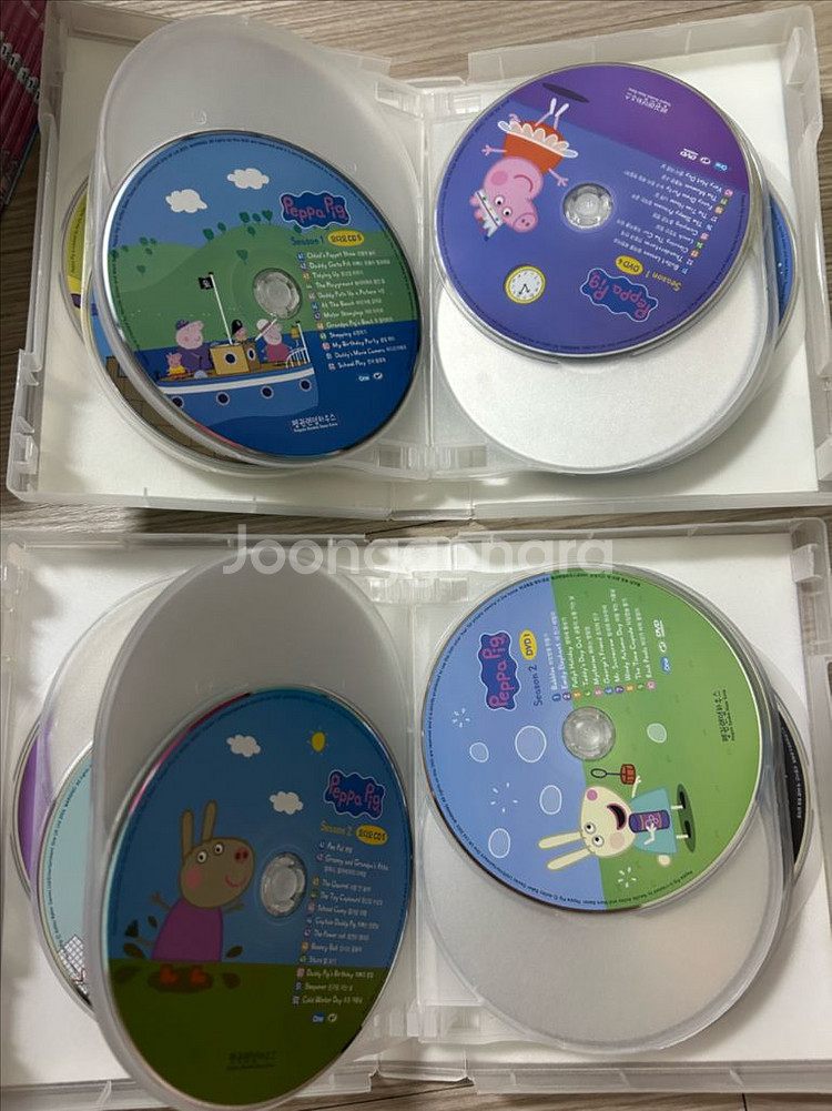 잠수네) 페파피그 영어 DVD 시즌1,2--1