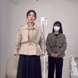 페이지유 트렌치 자켓