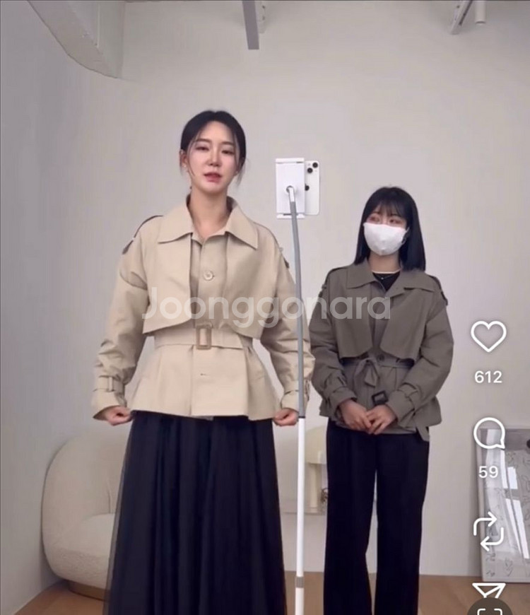 페이지유 트렌치 자켓--3