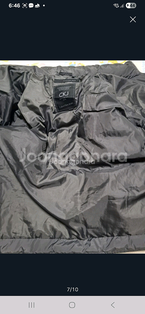 캘빈클라인 다운패딩 덕다운 100(L사이즈)상태최상--6