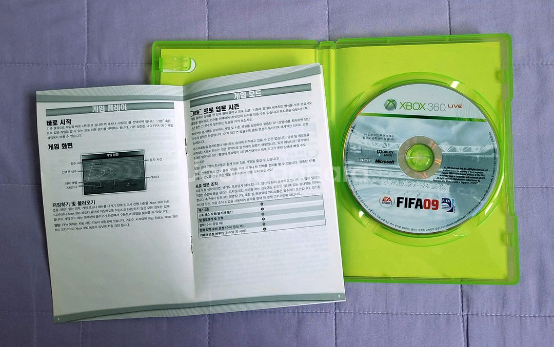 XBOX360 피파2009 한글정발--1