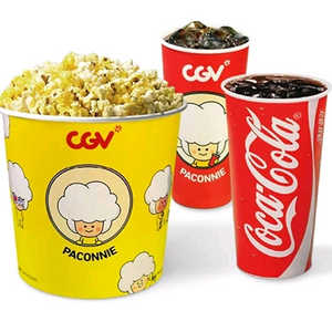 칼답 cgv 롯데시네마 팝콘 콤보 할인쿠폰 더블 라지