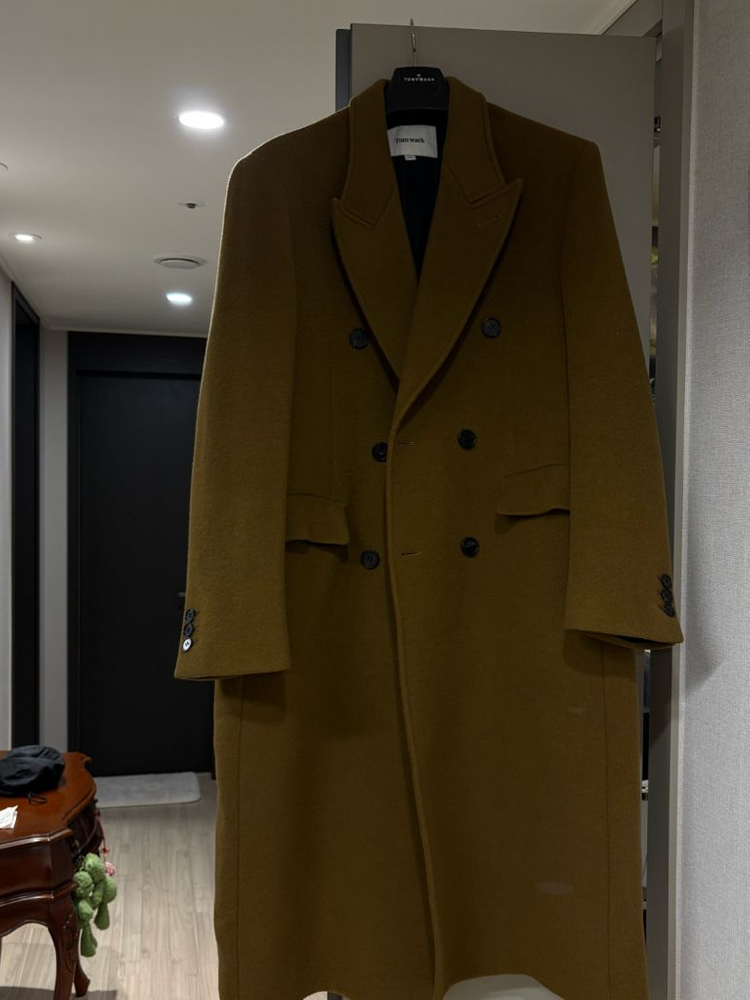 토니웩 23FW 다크카멜 코트 L 판매 이미지
