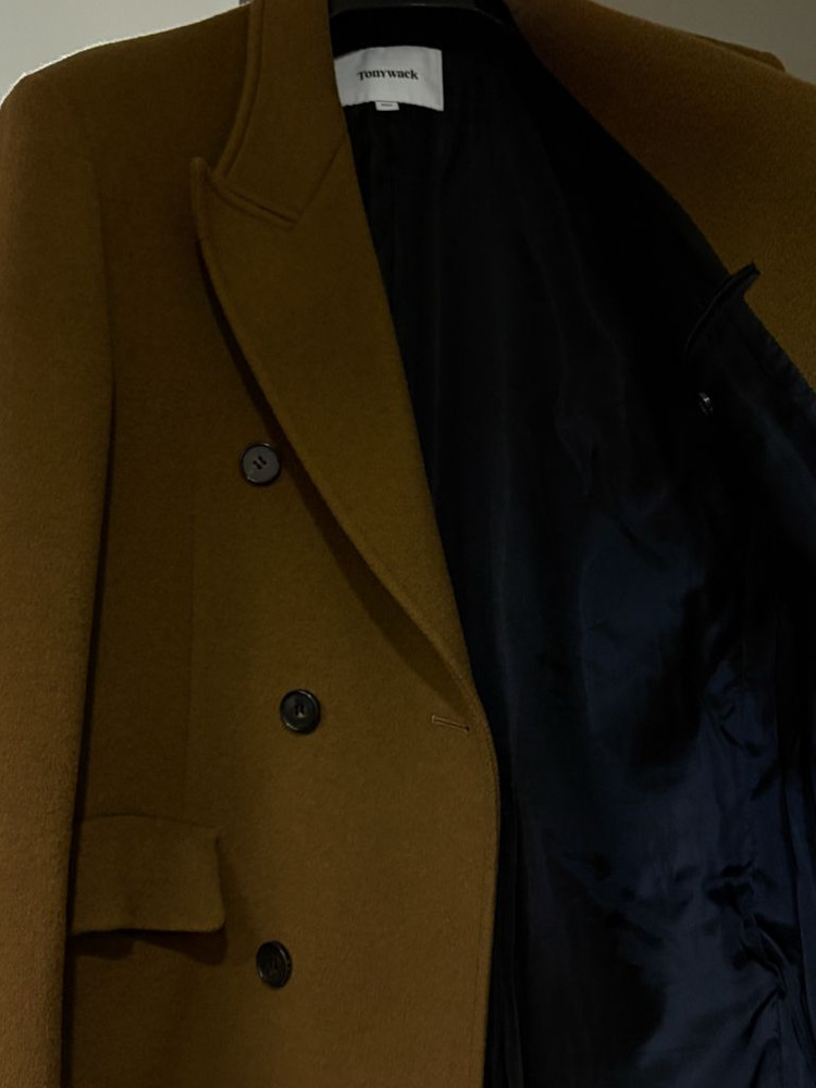 토니웩 23FW 다크카멜 코트 L 판매 이미지