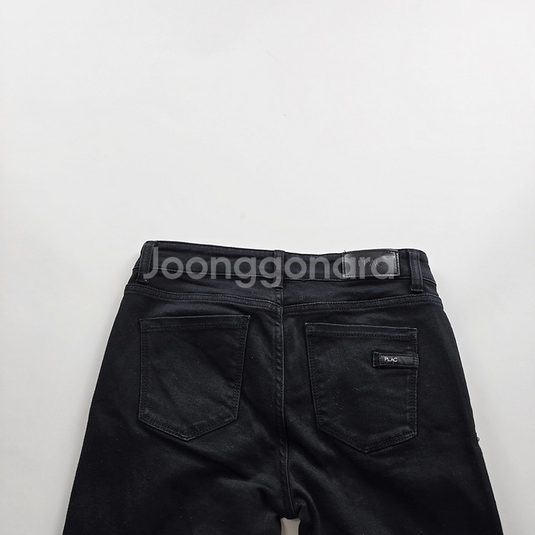플랙진 청바지 스판 흑청 데님 사이즈27 R2174--2