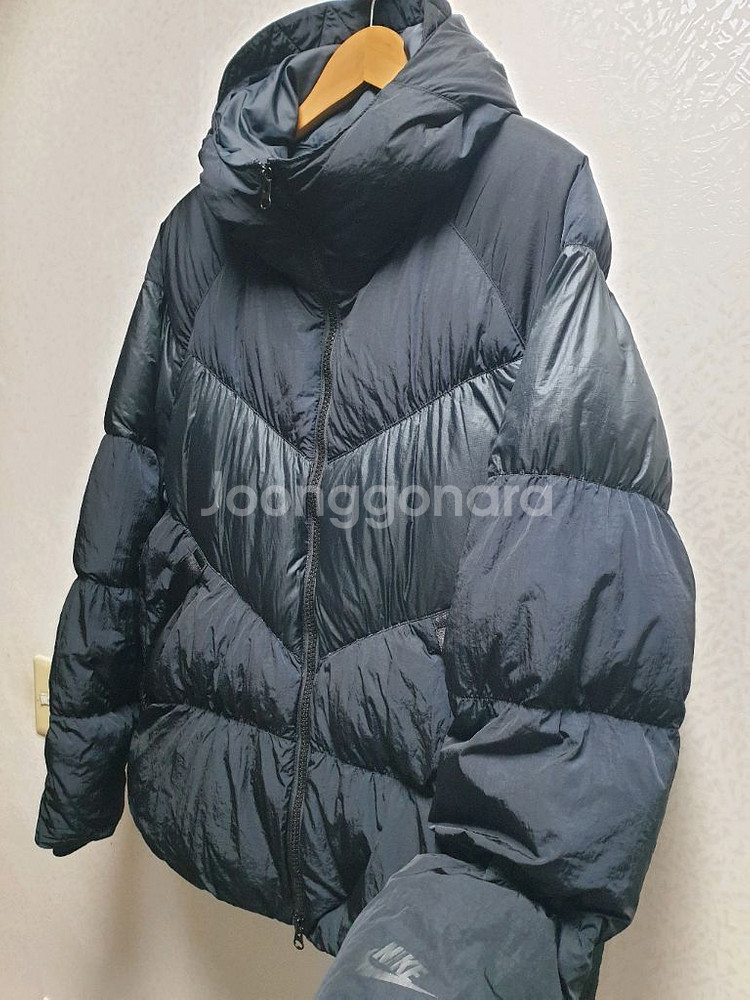 [남100] 나이키 다운필 패딩 후디--3