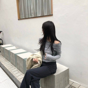 리즈 노아 카펜더 팬츠 네이비 롱 M