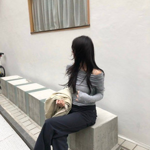리즈 노아 카펜더 팬츠 네이비 롱 M