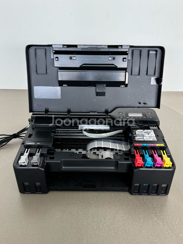 캐논 G595 정품 고품질 포토 프린터 6색잉크세트(새--1