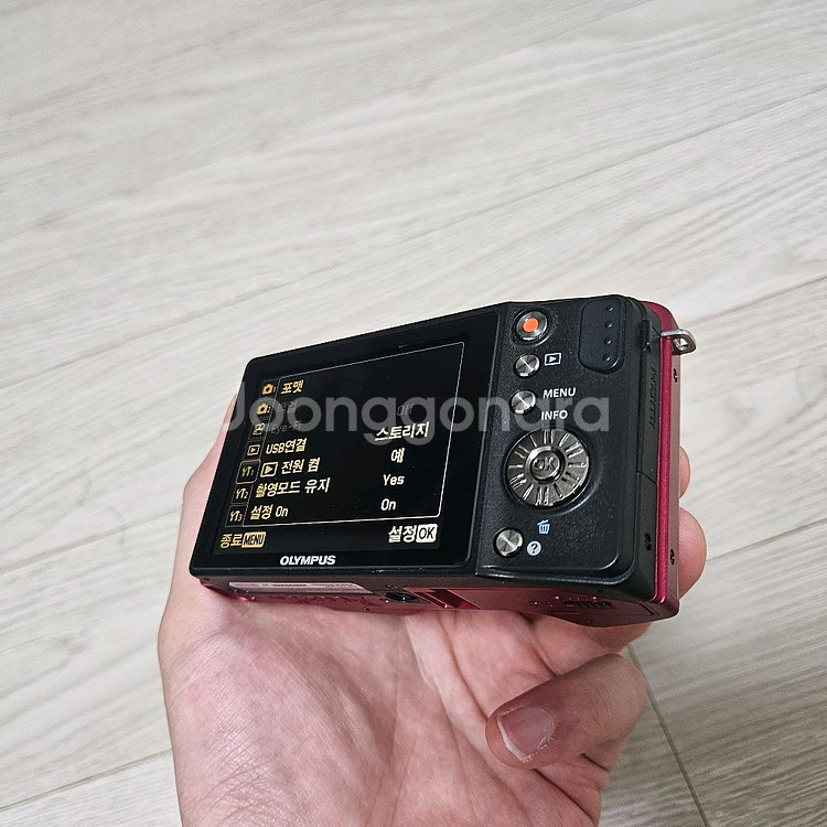 올림푸스 Olympus SZ-14 레드 빈티지 디카--4