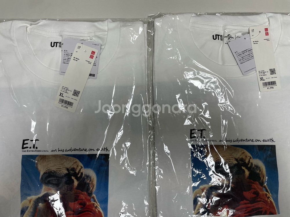 유니클로 UT E.T 반팔 티셔츠 XL 새재품 팝니다.--1