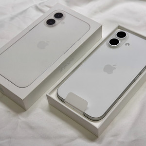 아이폰 16 (화이트, 256GB, 북미판, 무음) 팝