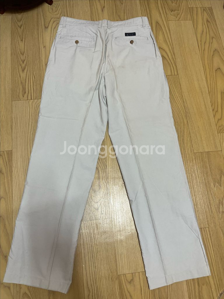빈폴 그레이 화이트 면 100% 바지 30--6
