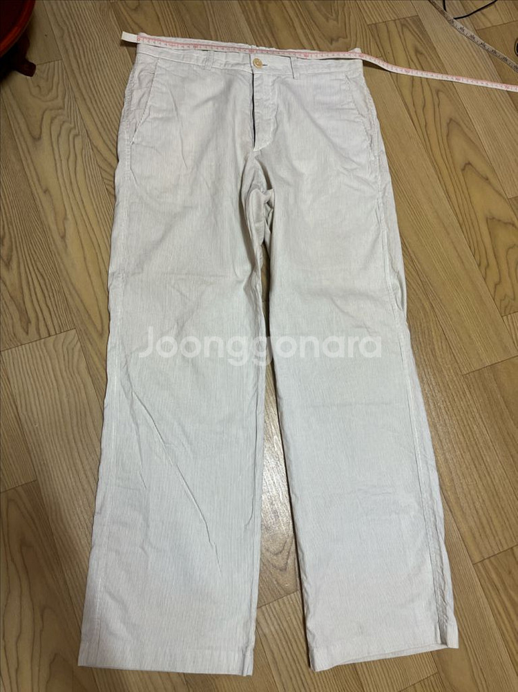 빈폴 면60+린넨40 와이드 팬츠 30--0