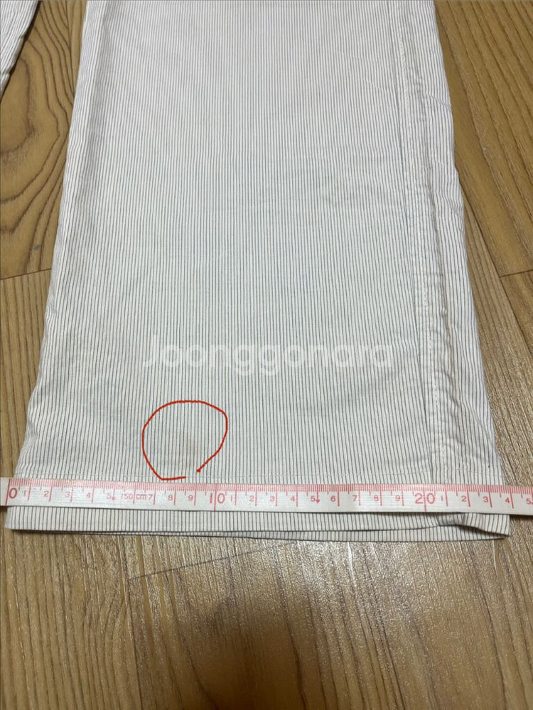빈폴 면60+린넨40 와이드 팬츠 30--4