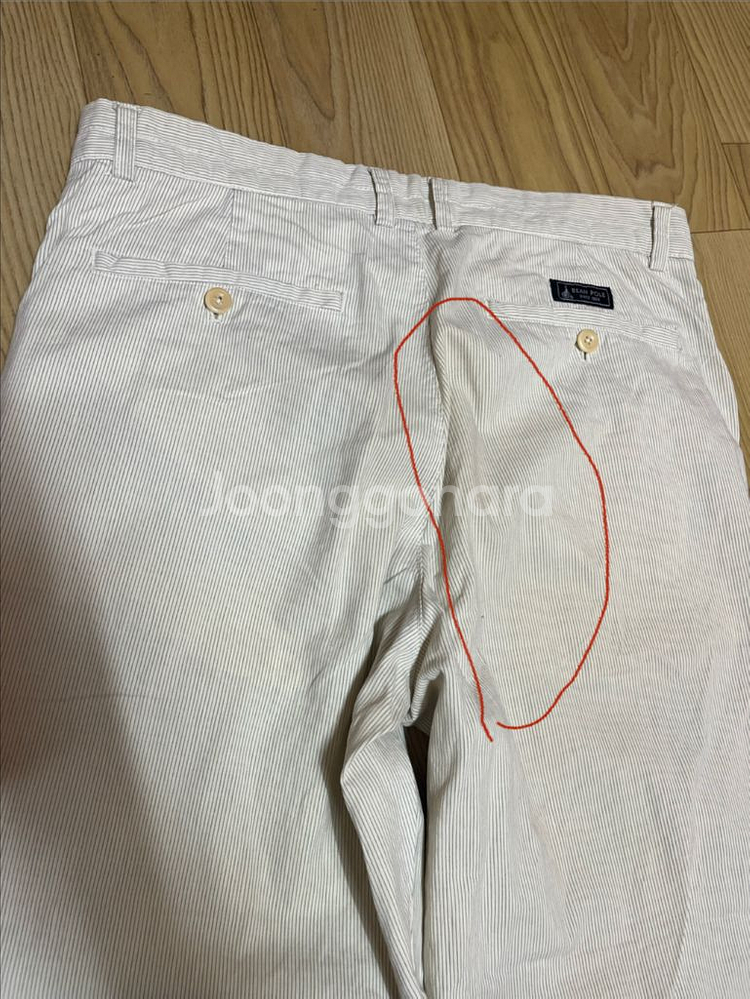 빈폴 면60+린넨40 와이드 팬츠 30--7