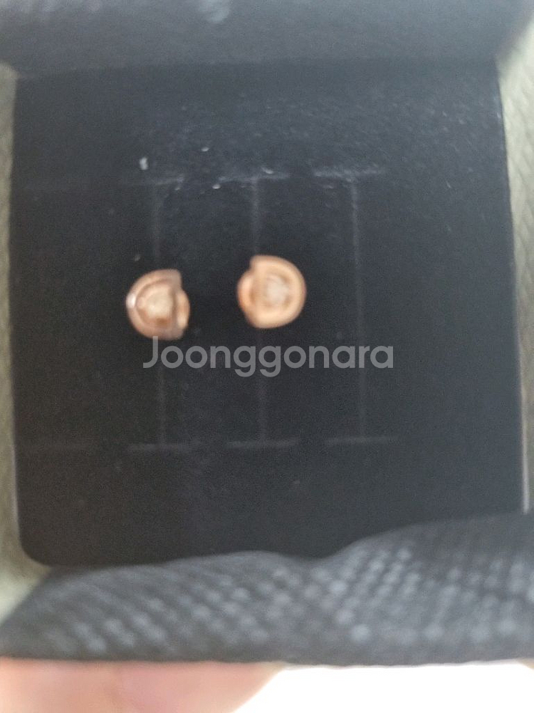 디지에두보 (다이아몬드&14k 로즈골드셋팅) 귀걸이--0