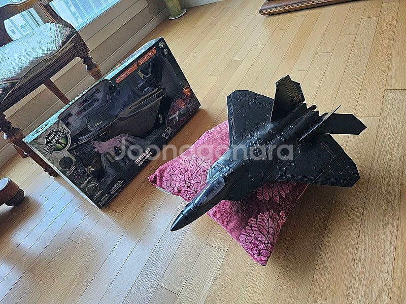 지아이조 F-22 랩터 블랙 천연 기념물 미개봉 팝니다--1