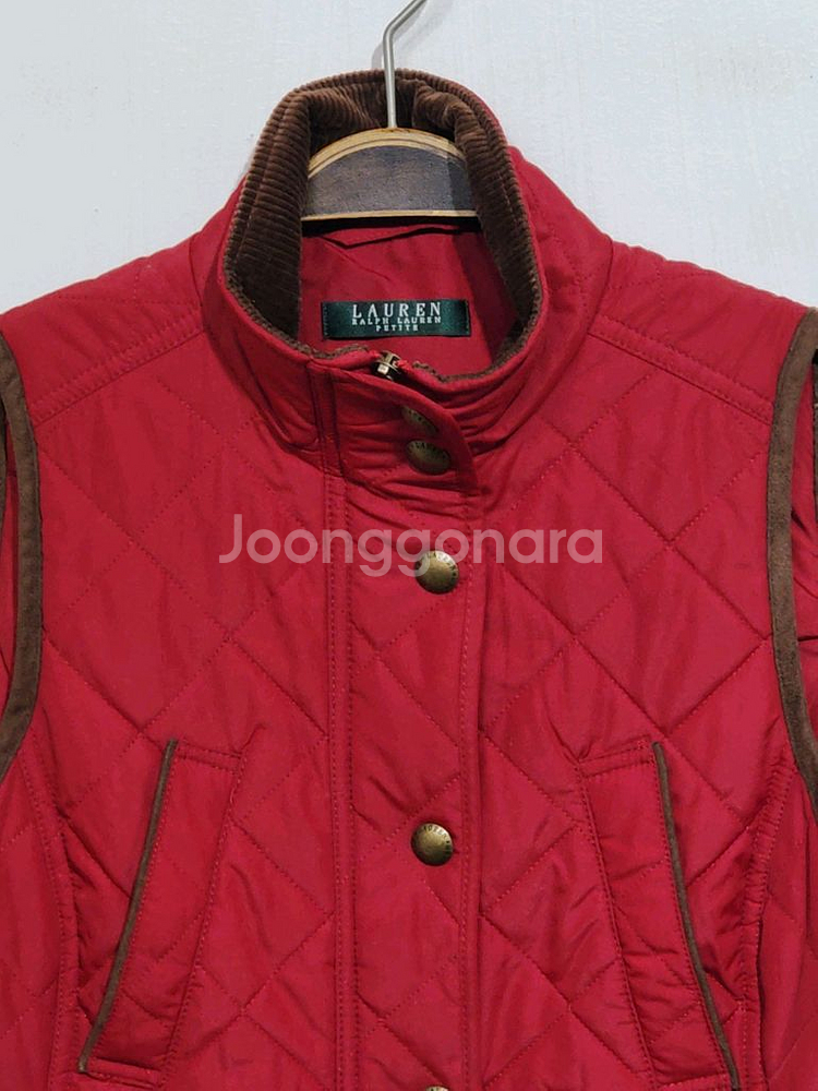 (S) 랄프로렌 폴로 패딩조끼 퀼팅 베스트 누빔 집업--1