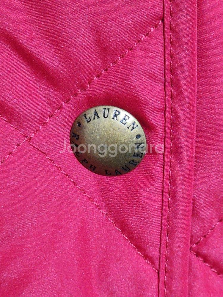 (S) 랄프로렌 폴로 패딩조끼 퀼팅 베스트 누빔 집업--4