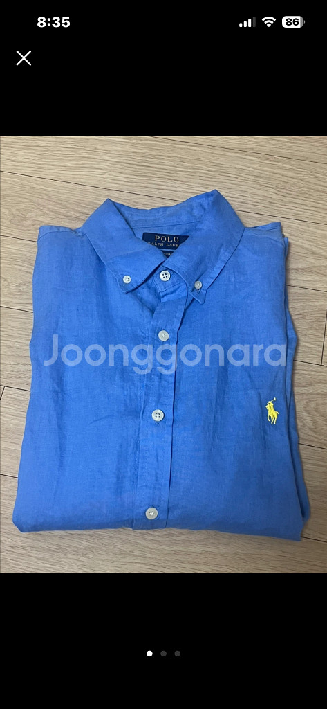 폴로 린넨 셔츠 판매합니다!--0