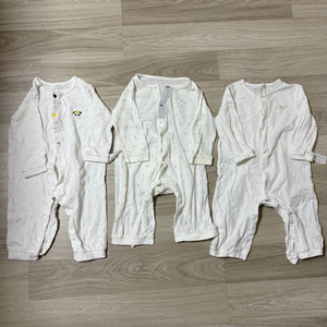 돌전아기 실내복 바디수트 3벌 일괄