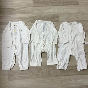 돌전아기 실내복 바디수트 3벌 일괄