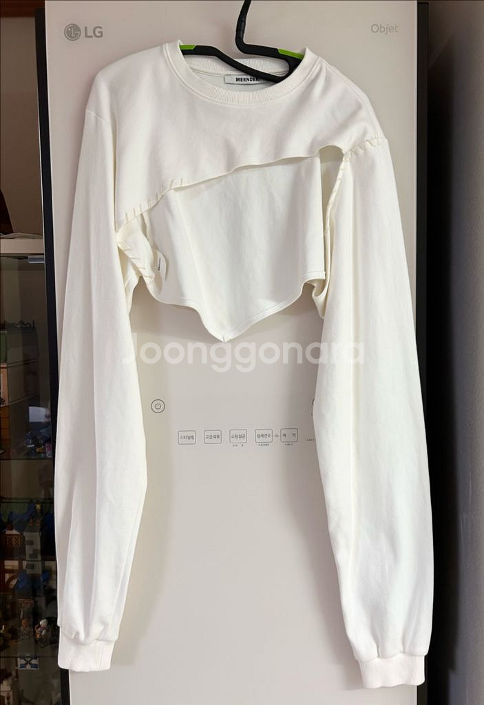 민더리 볼레로 맨투맨 스웻셔츠 레이어드--2