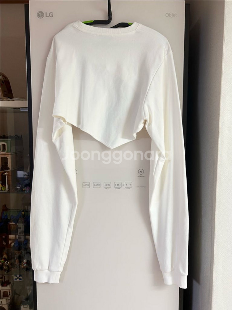 민더리 볼레로 맨투맨 스웻셔츠 레이어드--3