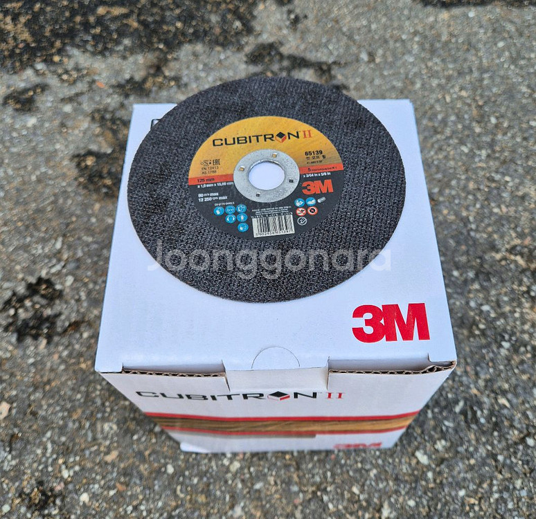 3M큐비트론5인치절단석 그라인더날 컷팅날 절삭날--0