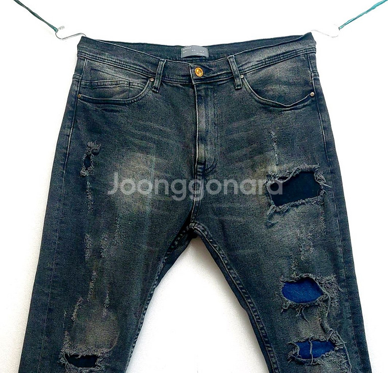 자라 청바지36/블랙진 스타일최고 빈티지 스판--1