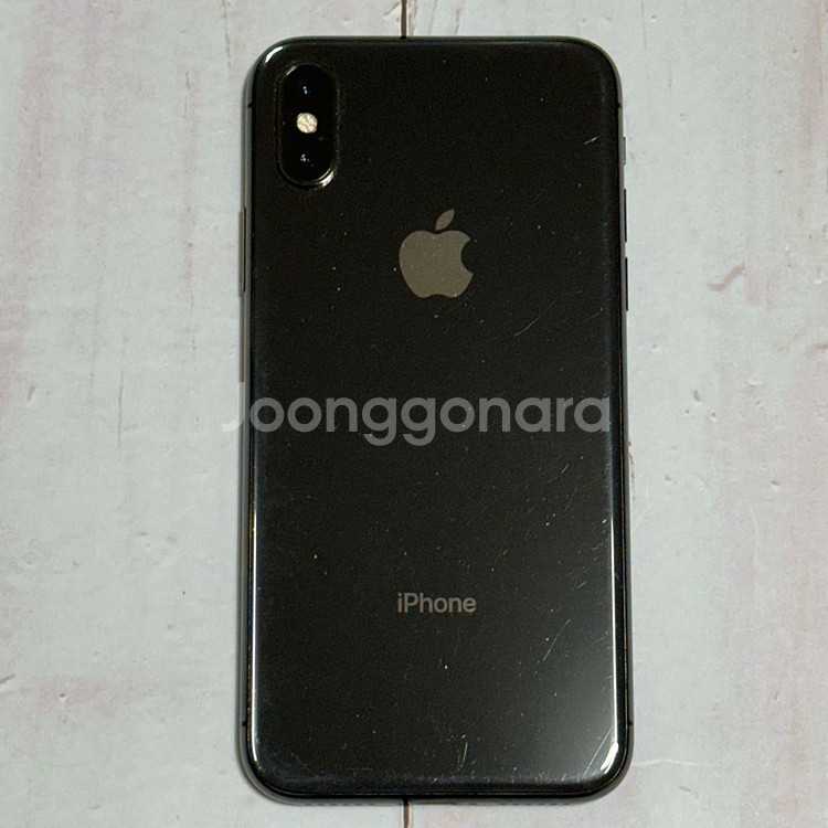 애플 아이폰X 64기가 스페이스 그레이 공기계--2