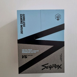 싸이록스V6 8K무선마우스 블루 새제품