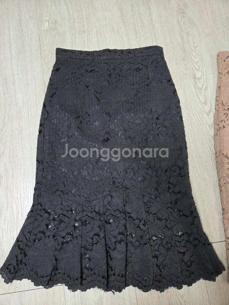 자수 스커트 H라인, 머메이드라인--0