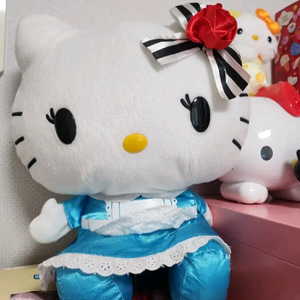 고전키티 메이드 대형 속눈썹 헬로키티 인형 키티