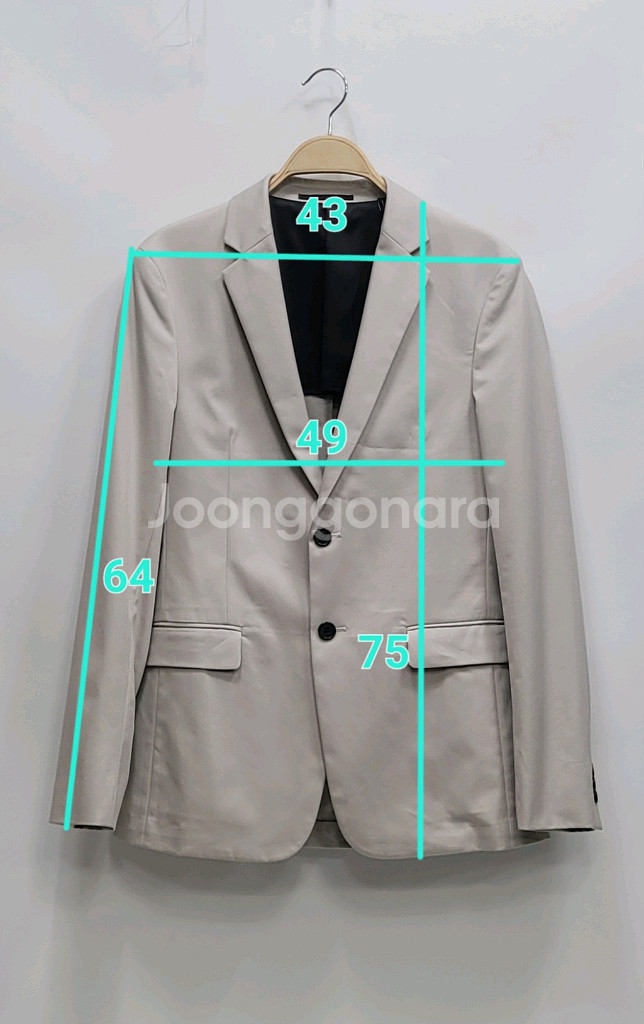 theory 띠어리 코튼 블레이져 수트 / 남 38--9