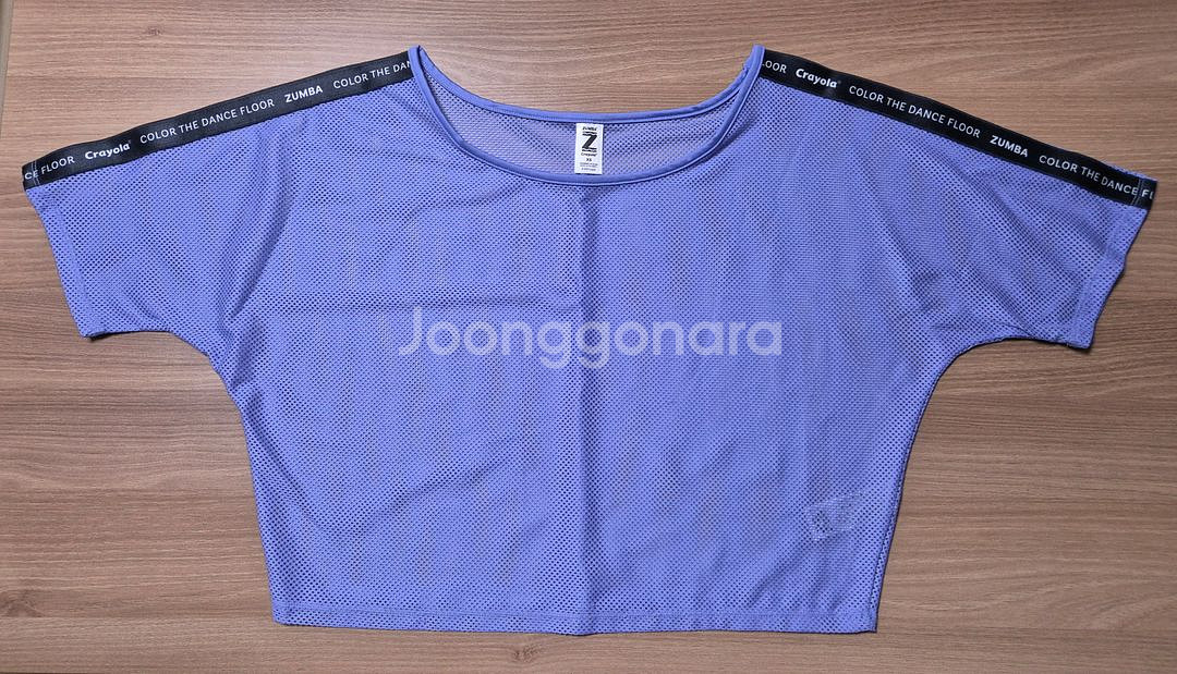 줌바웨어 크레욜라 메쉬 탑--0