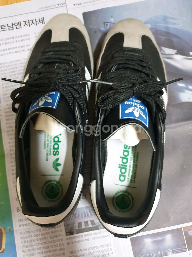 아디다스삼바 비건화이트블랙 260--1