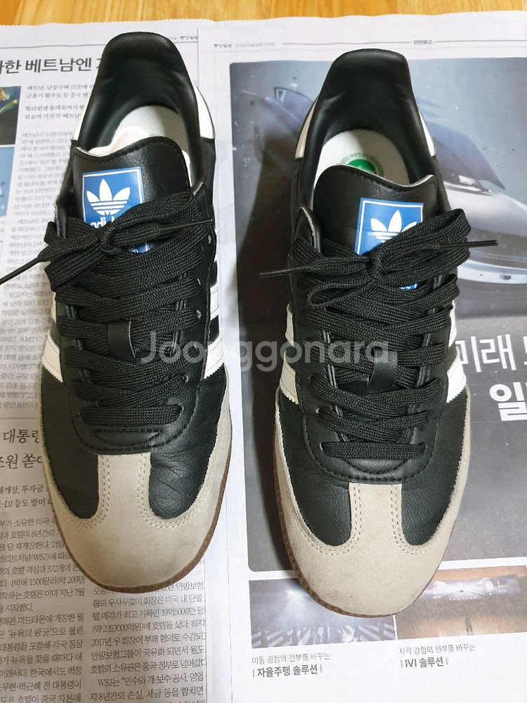 아디다스삼바 비건화이트블랙 260--0