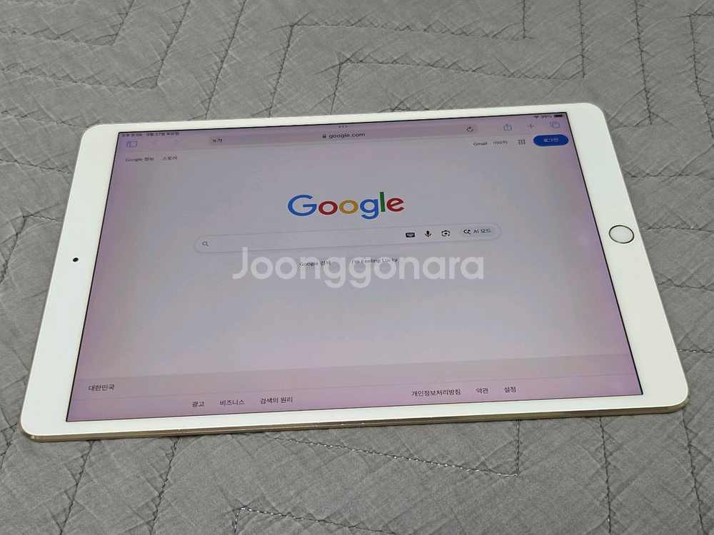 애플 아이패드 프로 10.5 256GB 디스플레이 변색--3