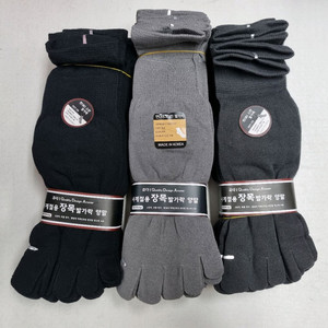 남성 사계절용 발가락양말 장목 중목 10켤레