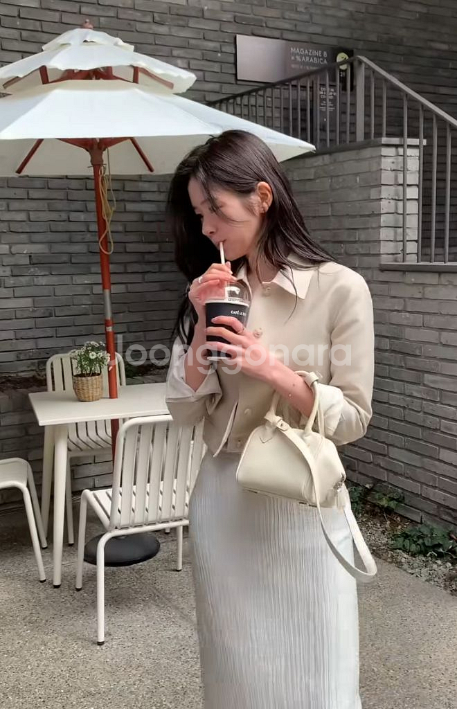 시에sie 클레르 레이어드 스커트 페일민트 s사이즈--1