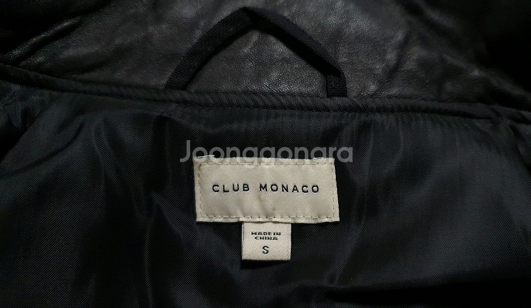 [Club Monaco] 클럽모나코 다운 코트 블랙 S--3