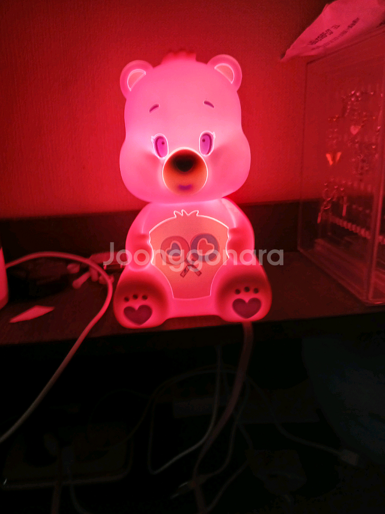 케어베어 무드등 퍼플--4