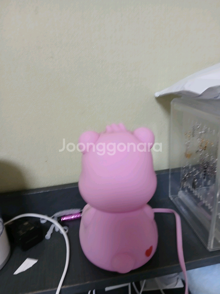 케어베어 무드등 퍼플--2