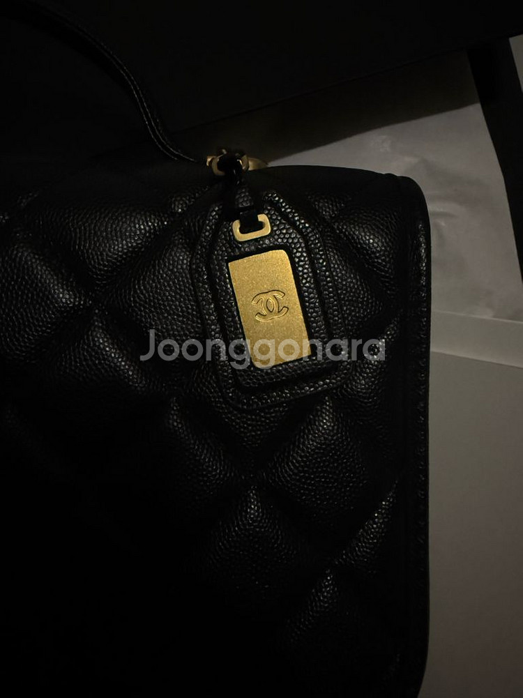 샤넬스쿨메모리백팩 캐비어라지--1